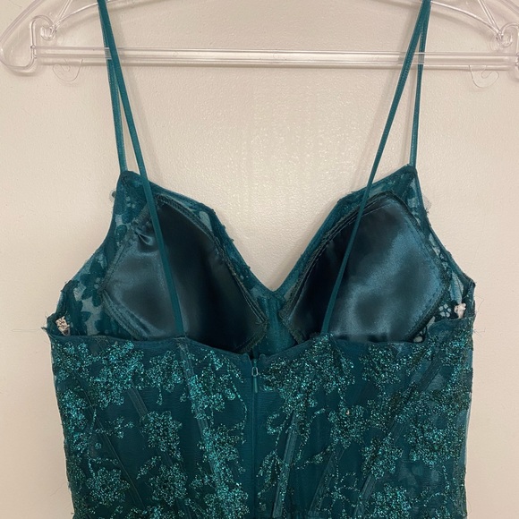 Monsini 2023 Collection Emerald Gown - Picture 7 of 11